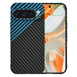 Husa pentru Google Pixel 9 Pro, Techsuit Carbonite FiberShell, bleu
