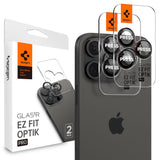 Folie de protectie pentru iPhone 14 Pro, Spigen (2 pack) Optik.tR EZ Fit Pro Camera Glass (AGL05217)