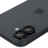 Folie de protectie pentru iPhone 16, Spigen (2 pack) Optik.tR EZ Fit Pro Camera Glass (AGL07921)
