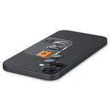 Folie de protectie pentru iPhone 16, Spigen (2 pack) Optik.tR EZ Fit Pro Camera Glass (AGL07921)