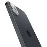 Folie de protectie pentru iPhone 16, Spigen (2 pack) Optik.tR Camera Glass (AGL07923)