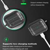 Husa casti pentru AirPods 3, Techsuit Carbonfiber, negru