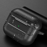 Husa casti pentru AirPods 3, Techsuit Carbonfiber, negru