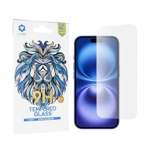 Folie de protectie pentru iPhone 16, Lito 2.5D Classic Glass