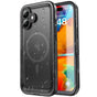 Husa pentru iPhone 16, ShellBox Waterproof IP68 Case, negru