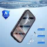 Husa pentru iPhone 16, ShellBox Waterproof IP68 Case, negru
