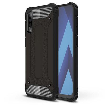 Husa pentru Samsung Galaxy A70, Techsuit Hybrid Armor, negru