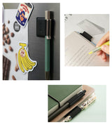 Ringke Pen Holder (1 pack), Ecological Leather, Textile, Elastic, Negru