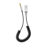 Adaptor Baseus Wireless Audio Receiver BA01 (CABA01-01), Jack 3.5mm to Car Auxiliary, USB, Bluetooth 5.0, Zinc Alloy