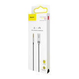 Adaptor Baseus Wireless Audio Receiver BA01 (CABA01-01), Jack 3.5mm to Car Auxiliary, USB, Bluetooth 5.0, Zinc Alloy