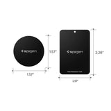 Suport auto Spigen (4 pack) Placa metalica MP-4P (000EP20342), cu Matte Cover Paint, negru