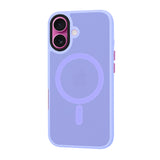 Husa pentru iPhone 16 Plus, Techsuit HaloFrost MagSafe Series, mov deschis