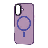 Husa pentru iPhone 16 Plus, Techsuit HaloFrost MagSafe Series, bleumarin