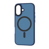Husa pentru iPhone 16 Plus, Techsuit HaloFrost MagSafe Series, bleumarin