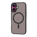 Husa pentru iPhone 16 Plus, Techsuit HaloFrost MagSafe Series, negru