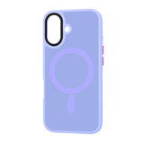 Husa pentru iPhone 16, Techsuit HaloFrost MagSafe Series, mov deschis