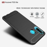 Husa pentru Huawei P30 Lite, Techsuit Carbon Silicone, albastru