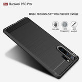 Husa pentru Huawei P30 Pro, Techsuit Carbon Silicone, albastru