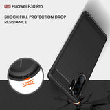 Husa pentru Huawei P30 Pro, Techsuit Carbon Silicone, albastru