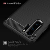 Husa pentru Huawei P30 Pro, Techsuit Carbon Silicone, albastru