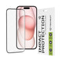 Folie de protectie pentru iPhone 15, Techsuit 111D Full Cover / Full Glue Glass