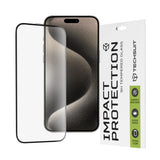 Folie de protectie pentru iPhone 15 Pro Max, Techsuit 111D Full Cover / Full Glue Glass