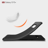 Husa pentru Samsung Galaxy S10 Plus, Techsuit Carbon Silicone, albastru