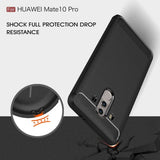 Husa pentru Huawei Mate 10 Pro, Techsuit Carbon Silicone, albastru