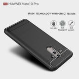 Husa pentru Huawei Mate 10 Pro, Techsuit Carbon Silicone, albastru