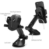 Suport auto Spigen TS35 (000CG20917), Automatic Lock pentru Bord, Parbriz, negru
