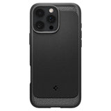 Husa pentru iPhone 16 Pro, Spigen Rugged Armor MagSafe (ACS08115), negru