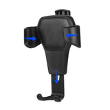 Suport auto Techsuit (H01), Gravity Prindere pentru Grila ventilatie, negru