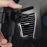 Suport auto Techsuit (H01), Gravity Prindere pentru Grila ventilatie, negru