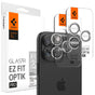 Folie de protectie pentru iPhone 14 Pro, Spigen (2 pack) Optik.tR EZ Fit Pro Camera Glass (AGL06914)