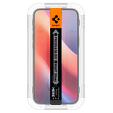 Folie de protectie pentru iPhone 15, Spigen (2 pack) Glas.tR EZ-FIT (AGL06905)