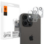 Folie de protectie pentru iPhone 14 Pro, Spigen (2 pack) Optik.tR Camera Glass (AGL05761)