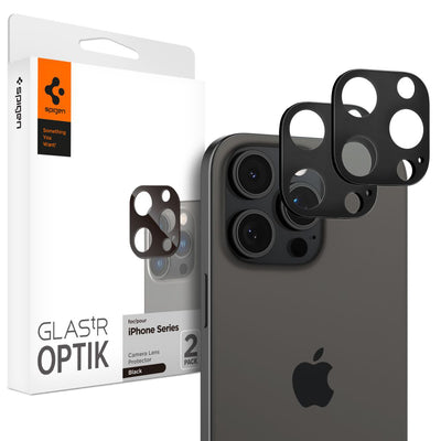 Folie de protectie pentru iPhone 14 Pro, Spigen (2 pack) Optik.tR Camera Glass (AGL05273)