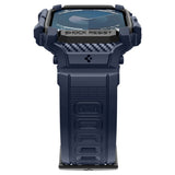 Curea pentru Apple Watch 10 46mm, Spigen Rugged Armor Pro (ACS08606), bleumarin
