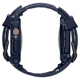 Curea pentru Apple Watch 10 46mm, Spigen Rugged Armor Pro (ACS08606), bleumarin