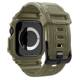 Curea pentru Apple Watch 10 46mm, Spigen Rugged Armor Pro (ACS08608), kaki