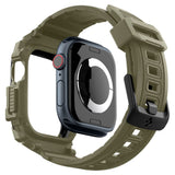 Curea pentru Apple Watch 10 46mm, Spigen Rugged Armor Pro (ACS08608), kaki