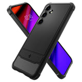 Husa pentru Samsung Galaxy S24 FE, Spigen Rugged Armor (ACS08578), negru
