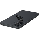 Folie de protectie pentru iPhone 16, Spigen (2 pack) Optik.tR Camera Glass (AGL07922)