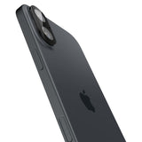 Folie de protectie pentru iPhone 16, Spigen (2 pack) Optik.tR Camera Glass (AGL07922)