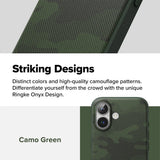 Husa pentru iPhone 16 Plus, Ringke Onyx Design, camuflaj