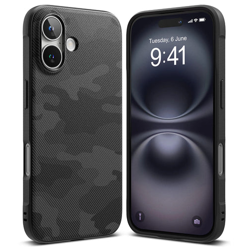 Husa pentru iPhone 16 Plus, Ringke Onyx Design, camuflaj