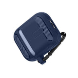 Husa casti pentru AirPods Pro 1/2, Techsuit Carbon Silicone, gri