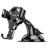 Suport auto Baseus Osculum (Suyl-XP01), Gravity Prindere pentru Bord, Parbriz, 360A° Rotativ, Ventuza Clema, negru