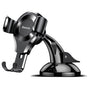 Suport auto Baseus Osculum (Suyl-XP01), Gravity Prindere pentru Bord, Parbriz, 360A° Rotativ, Ventuza Clema, negru