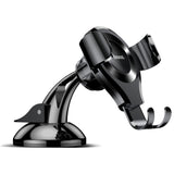Suport auto Baseus Osculum (Suyl-XP01), Gravity Prindere pentru Bord, Parbriz, 360A° Rotativ, Ventuza Clema, negru